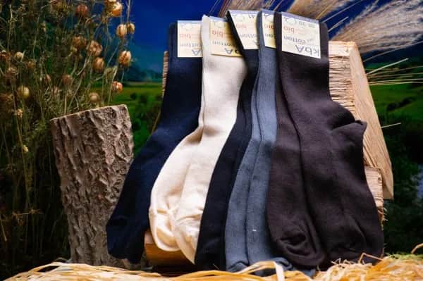 Business-Socken aus dünner Baumwolle